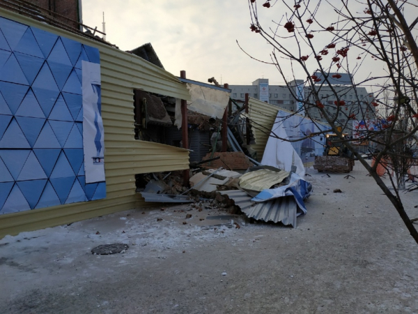 Разрушение «Гранита» – пролом стены восстановили за ночь Разрушение «Гранита» – пролом стены восстановили за ночь