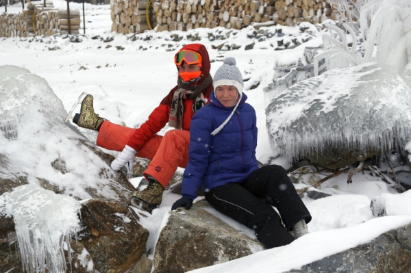 Конькобежный сезон на Обском водохранилище открыли новосибирцы Конькобежный сезон на Обском водохранилище открыли новосибирцы