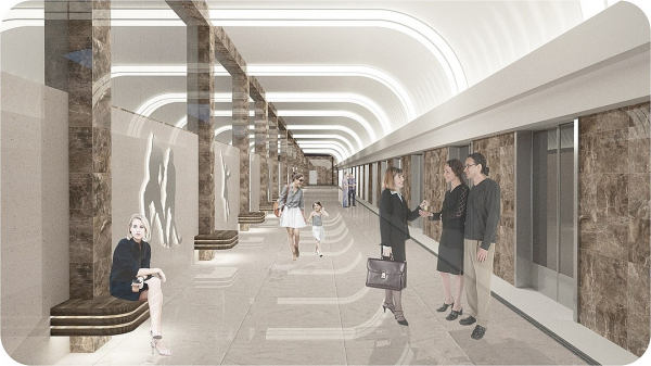 Смотри и выбирай: какой будет станция метро «Спортивная» Смотри и выбирай: какой будет станция метро «Спортивная»