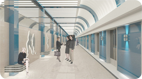 Смотри и выбирай: какой будет станция метро «Спортивная» Смотри и выбирай: какой будет станция метро «Спортивная»