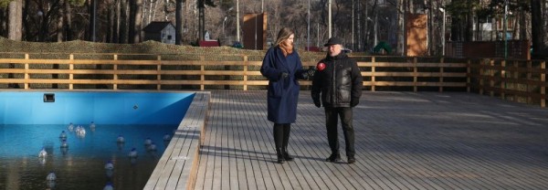 Километровую лыжню в Сосновом бору осветили на доходы от бассейна Километровую лыжню в Сосновом бору осветили на доходы от бассейна