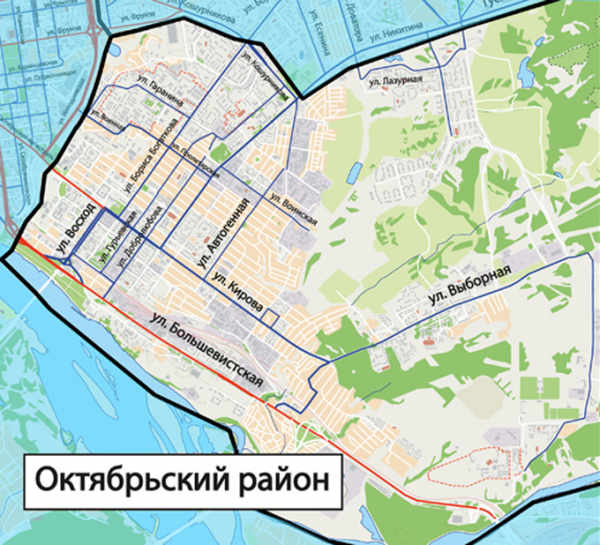 Какие улицы будут обрабатывать реагентами в Новосибирске - карта