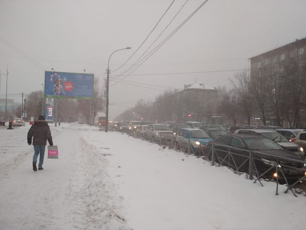 На Новосибирск обрушился ледяной дождь: онлайн-трансляция и самые яркие фото непогоды