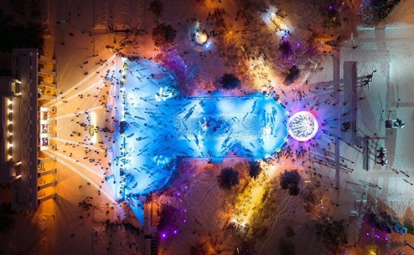 Казус новогоднего городка в Новосибирске &ndash; ажиотаж в Сети