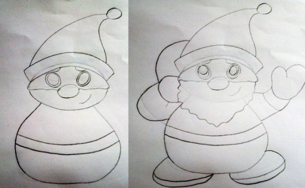 Рисунок Деда Мороза за полчаса: &laquo;Самое важное &ndash; это глаза и руки&raquo;