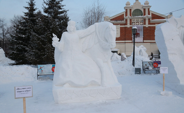 Кто победил на фестивале снежных скульптур-2020 в Новосибирске