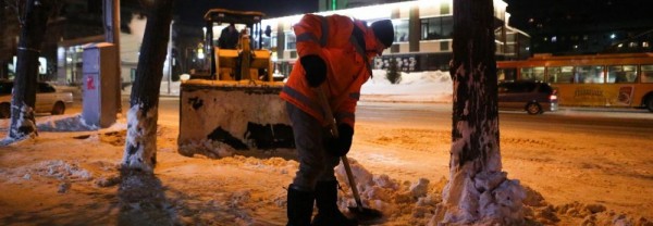 Объём вывоза снега в&nbsp;Новосибирске вырос вдвое с&nbsp;прошлого года