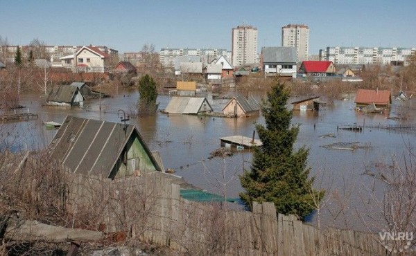 Паводок начнется в середине апреля в Новосибирской области