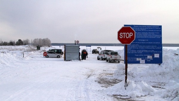 В Новосибирской области закрыли ледовую переправу