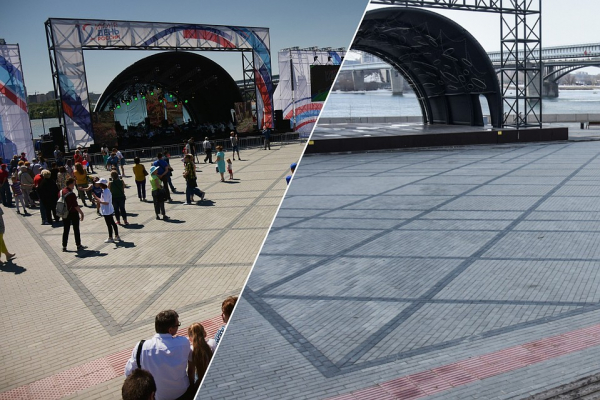 Как изменился Новосибирск, когда все разошлись по домам: фото до и после коронавируса