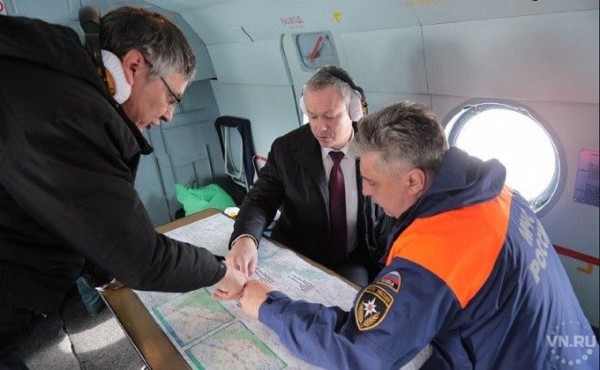 Лед начали взрывать на реке Карасук