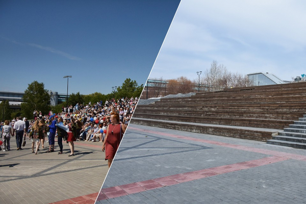 Как изменился Новосибирск, когда все разошлись по домам: фото до и после коронавируса