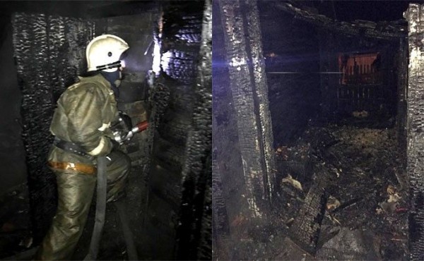 Три человека погибли на пожаре в Искитиме