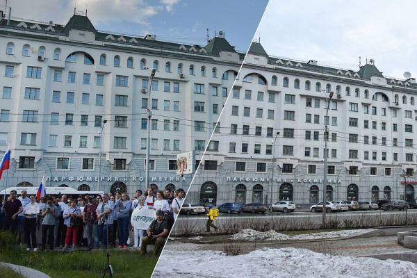 Как изменился Новосибирск, когда все разошлись по домам: фото до и после коронавируса