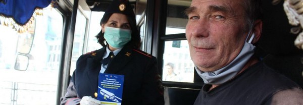 Водители автобусов притесняют велосипедистов в&nbsp;Новосибирске