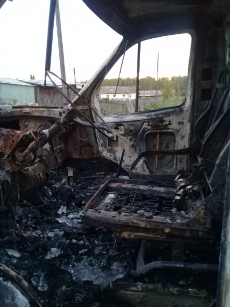 Пьяный водитель сжёг грузовую &laquo;Газель&raquo; жителя Новосибирской области