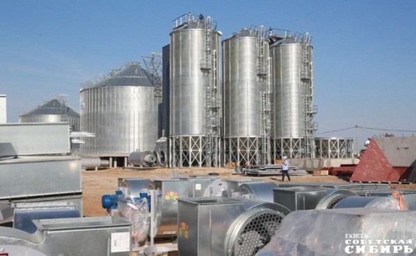 В Новотырышкино завершается строительство крупного элеватора