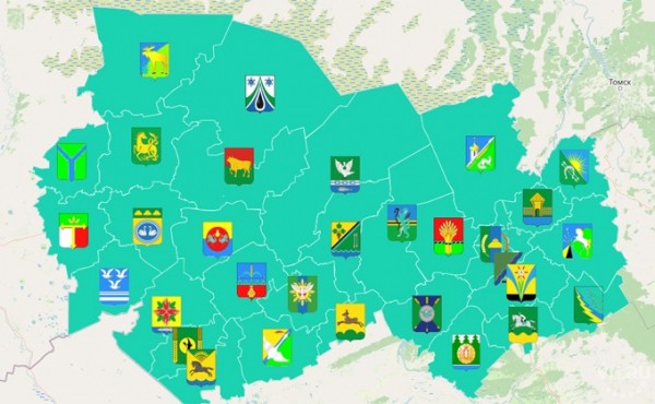 Какой район области внес наибольший вклад в Победу &ndash; карта