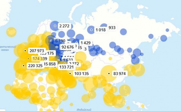 Карта коронавируса 8 мая: новая статистика заболевших в России Карта коронавируса 8 мая: новая статистика заболевших в России
