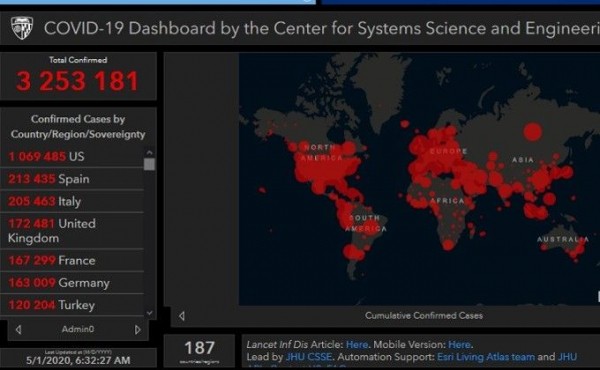 Карта коронавируса 1 мая: статистика заболевших в России и в мире Карта коронавируса 1 мая: статистика заболевших в России и в мире