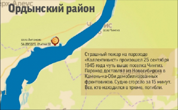 Карта кораблей, затонувших на Оби: координаты и истории Карта кораблей, затонувших на Оби: координаты и истории