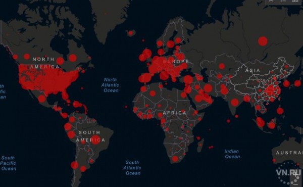 Карта коронавируса 5 мая: статистика заражений в России и в мире Карта коронавируса 5 мая: статистика заражений в России и в мире