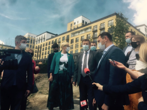 Набережную Оби начали строить в микрорайоне &laquo;Европейский берег&raquo;