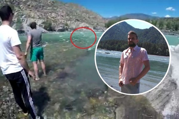 «Дима, давай греби!»: на видео попала трагическая смерть туриста на Алтае «Дима, давай греби!»: на видео попала трагическая смерть туриста на Алтае