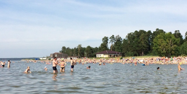 Жара в городе: новосибирцы массово пришли на пляжи