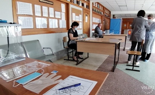 Меры санитарной безопасности обеспечены при проведении общероссийского голосования в Новосибирской области