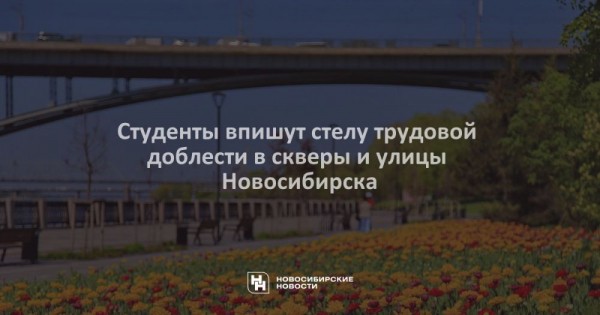 Студенты впишут стелу трудовой доблести в&nbsp;скверы и&nbsp;улицы Новосибирска