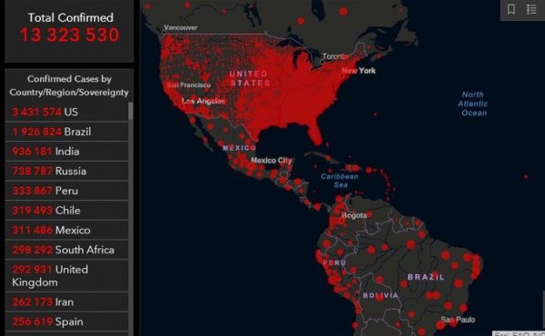 Онлайн-карта распространения коронавируса в России и мире – где смотреть Онлайн-карта распространения коронавируса в России и мире – где смотреть