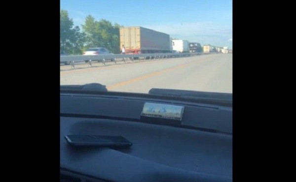 Серьезное ДТП привело к гигантскому затору на трассе перед Коченево