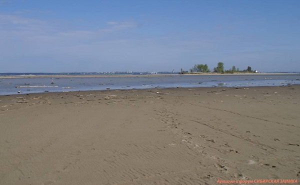 Карта затопленных церквей, поднимающихся со дна Обского моря