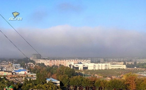 На запах гари снова жалуются жители левобережья