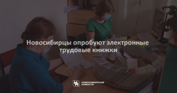 Новосибирцы опробуют электронные трудовые книжки