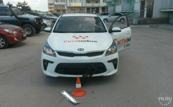 Таксист сломал нос ребенку-велосипедисту в Новосибирске