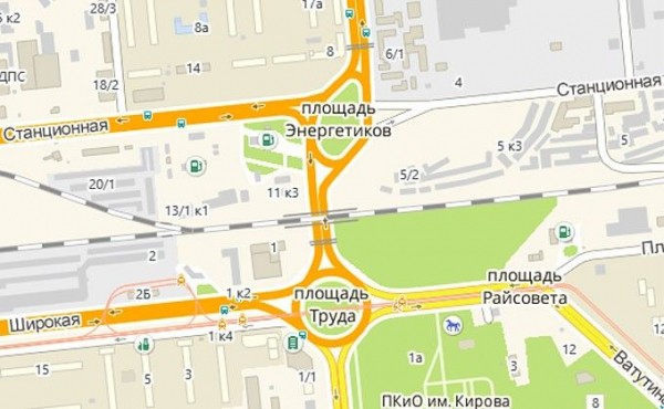 Проезд между пл.Труда и пл.Энергетиков перекроют ночью