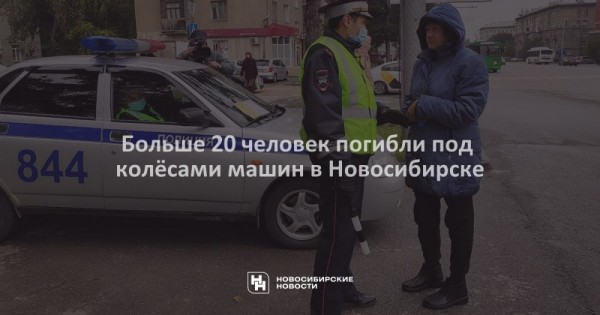 Больше 20&nbsp;человек погибли под колёсами машин в&nbsp;Новосибирске