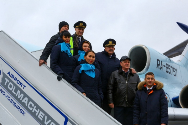 Прощальный рейс легенды - ТУ-154 совершил последний полет Прощальный рейс легенды - ТУ-154 совершил последний полет