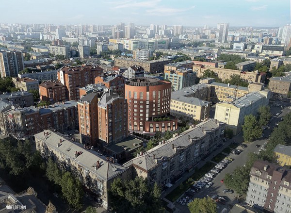 Дом-моллюск строят в&nbsp;самом центре Новосибирска