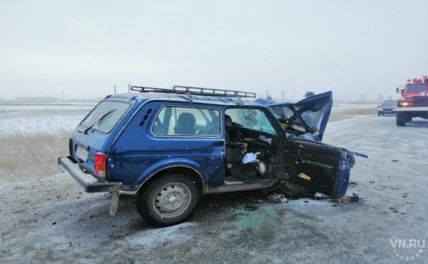 Двое погибли в Ниве на трассе в Чулымском районе