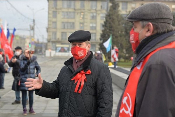 В&nbsp;Новосибирске отметили годовщину социалистической революции