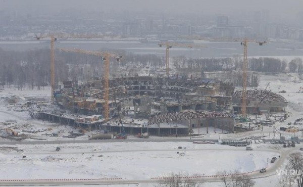 Ледовый дворец для МЧМ-2023 по хоккею готов на 35%