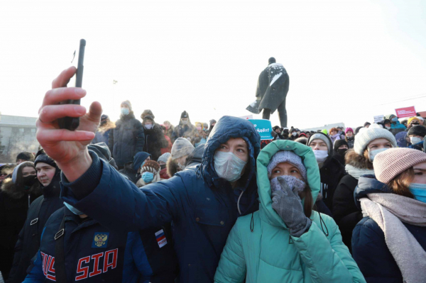 Что происходило в центре Новосибирска 23 января 