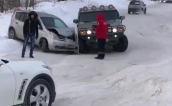 В ловушку превратилась дорога между Выборной и Плющихинским жилмассивом