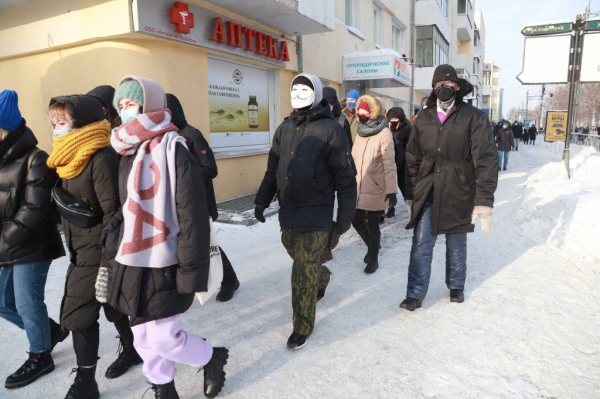 Что происходило в центре Новосибирска 23 января 