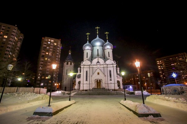 Православные новосибирцы собрались в&nbsp;Знаменской церкви на&nbsp;Рождество