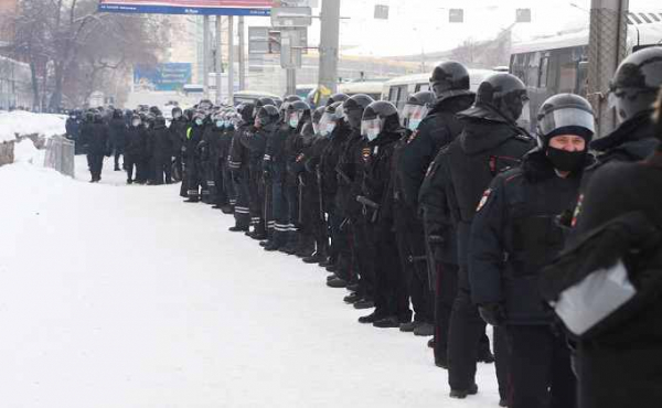 Что происходило в центре Новосибирска 23 января 