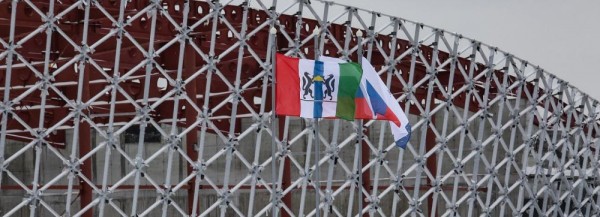 Как растёт новая ледовая арена: яркие кадры с&nbsp;главной стройки города